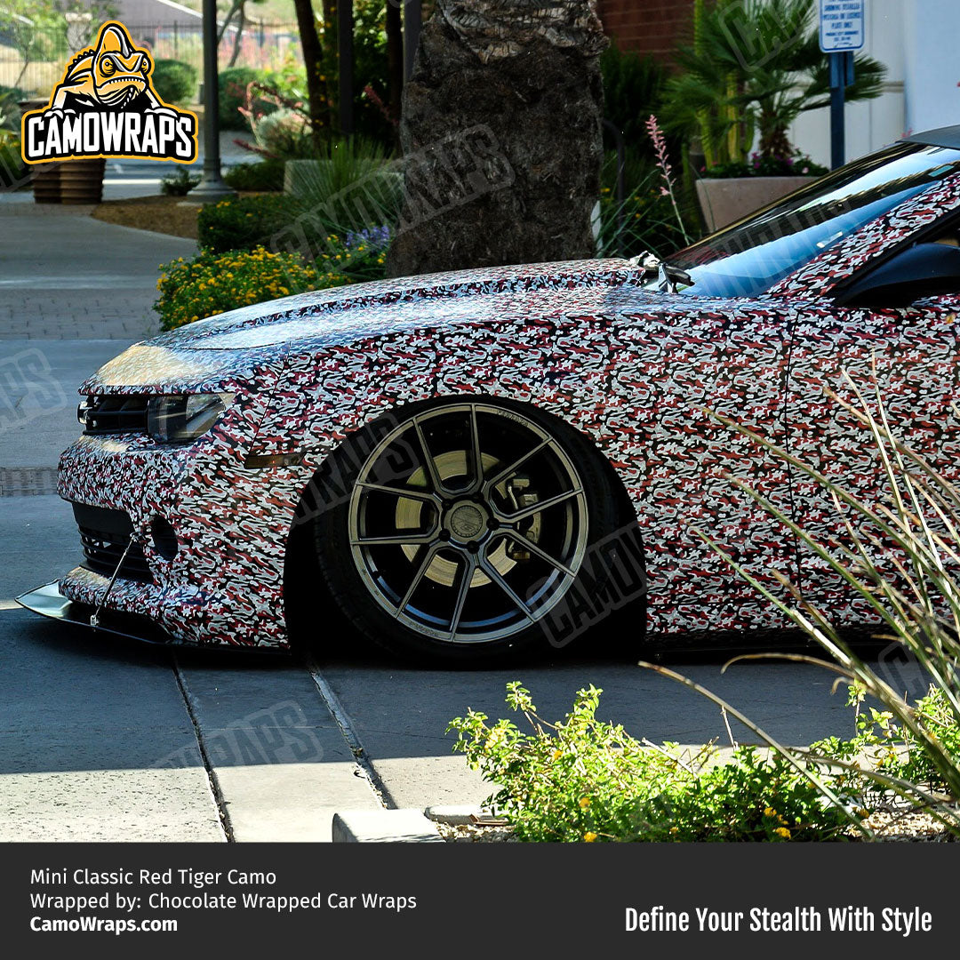 red camo camaro wrap