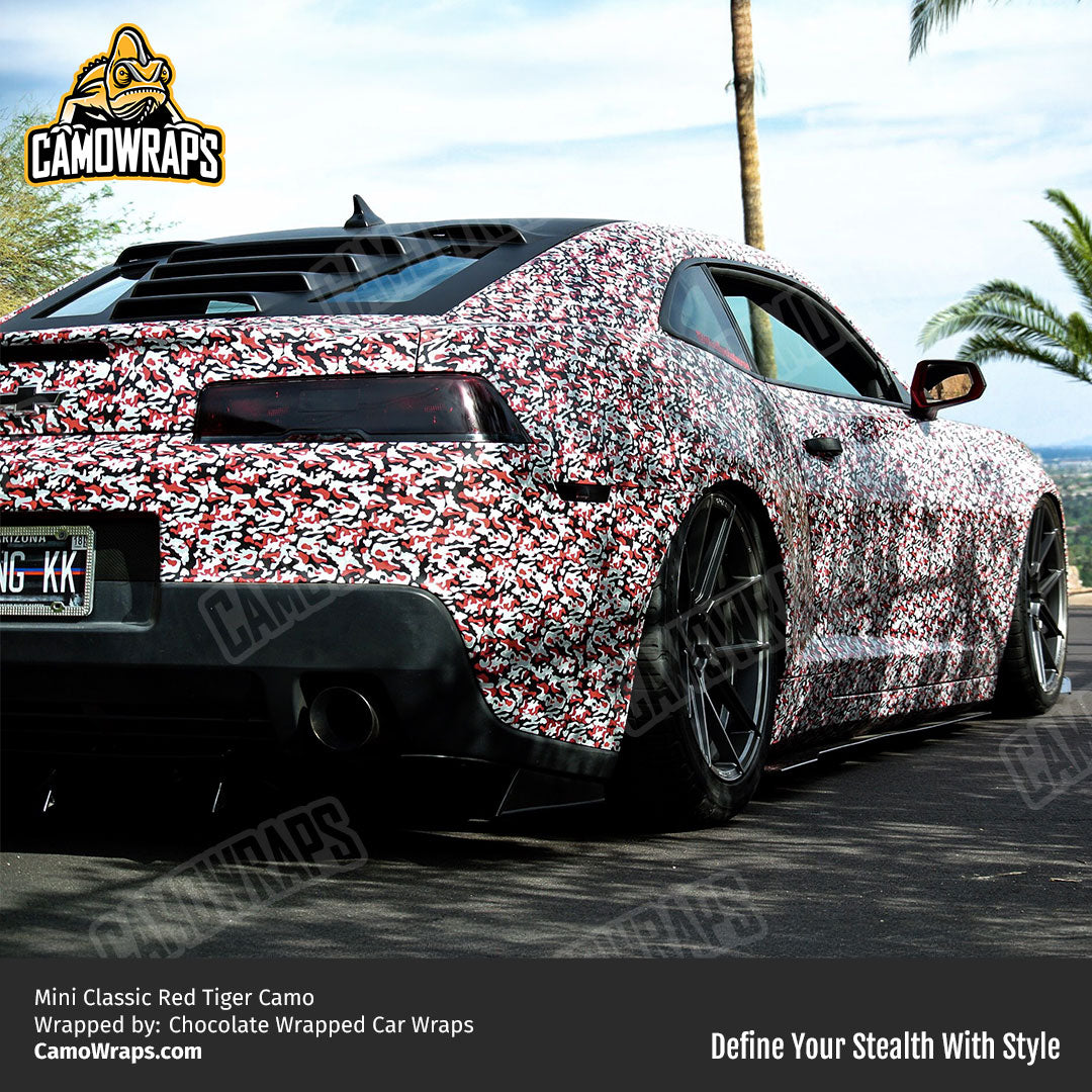 red camo camaro wrap