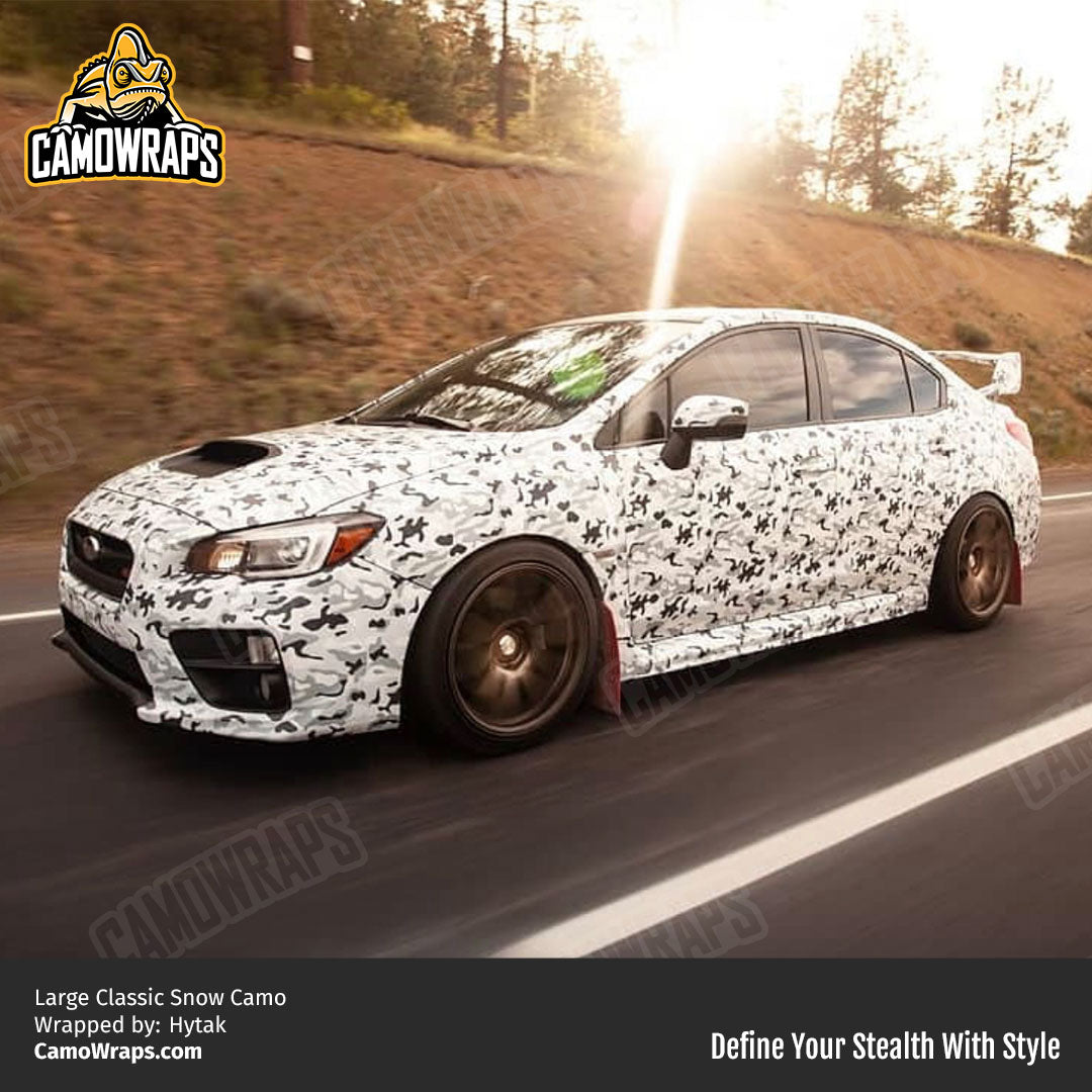 snow camo subaru wrap
