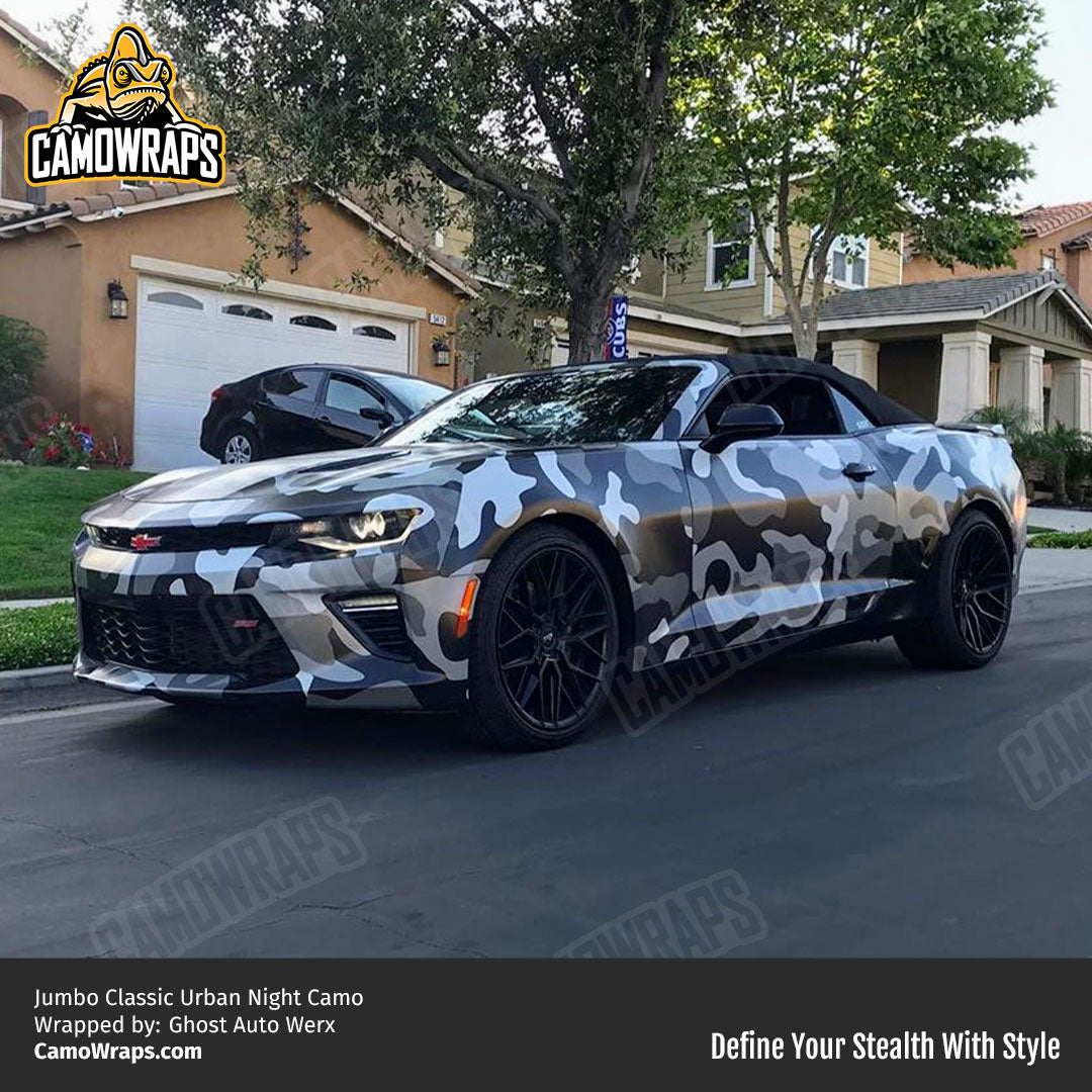 camo camaro wrap