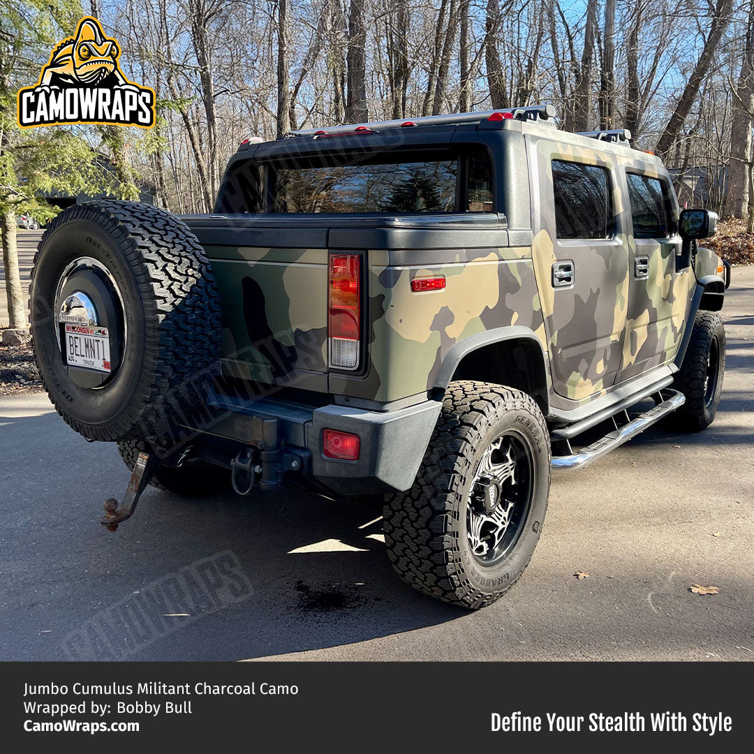 camo hummer wrap