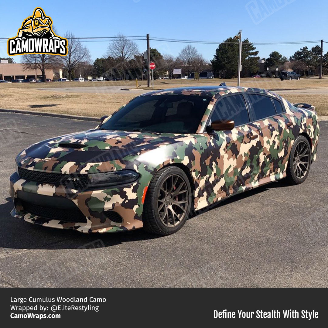 woodland camo charger wrap