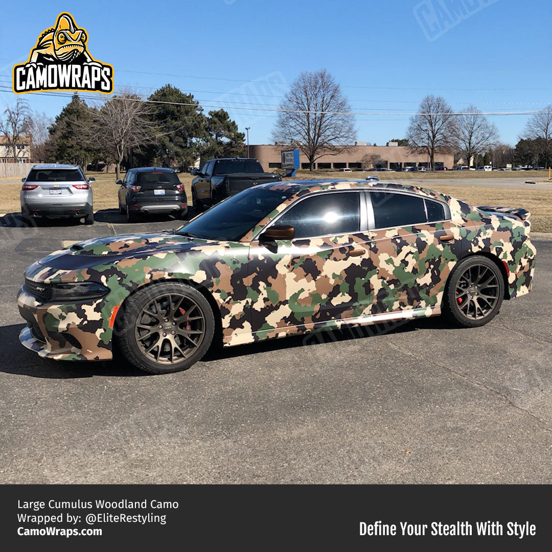 woodland camo charger wrap