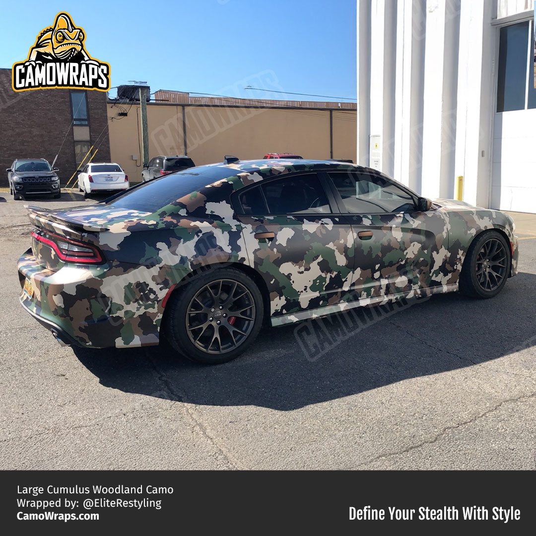 woodland camo charger wrap