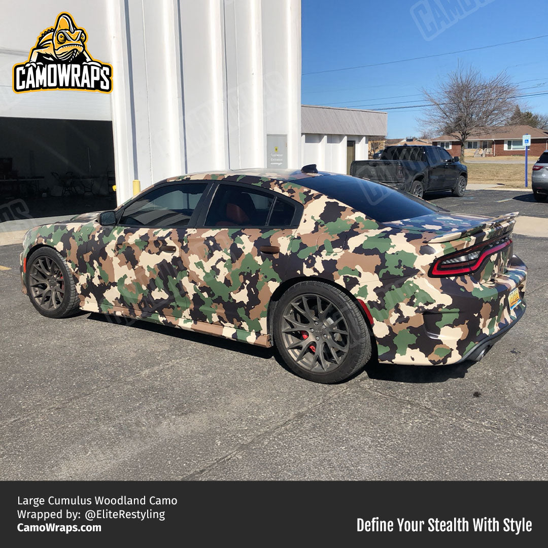 woodland camo charger wrap