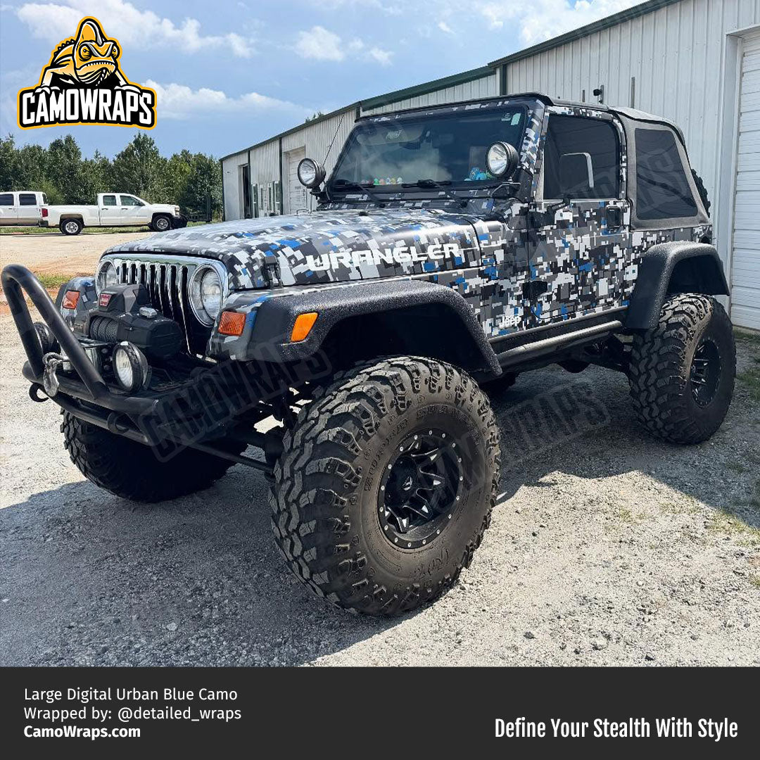 digital blue jeep wrap