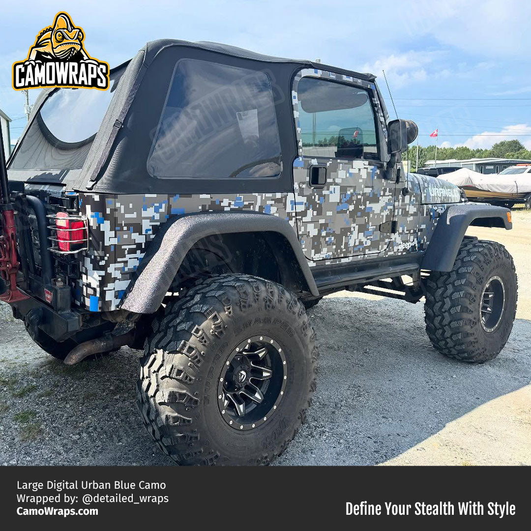 digitial blue jeep vinyl wrap