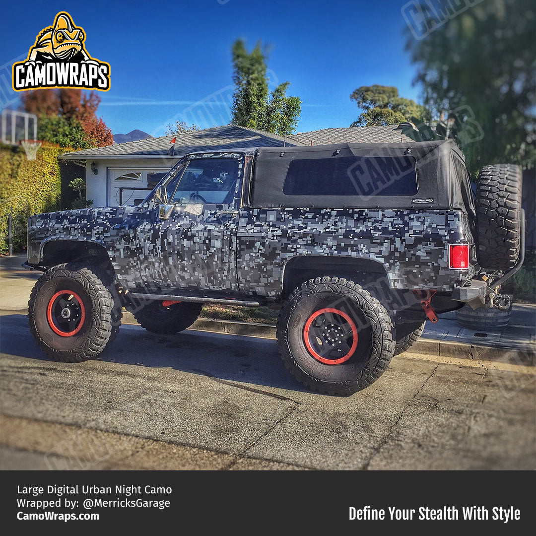 grey digital camo blazer wrap