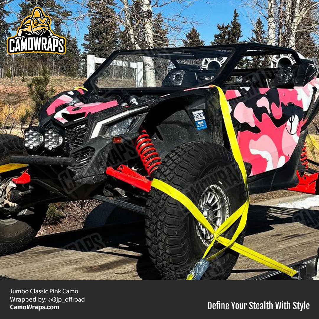 pink camo atv wrap