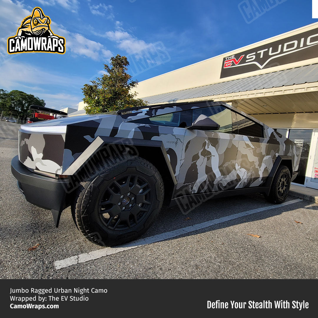 Jumbo Ragged Urban Night Camo Vinyl Wrap