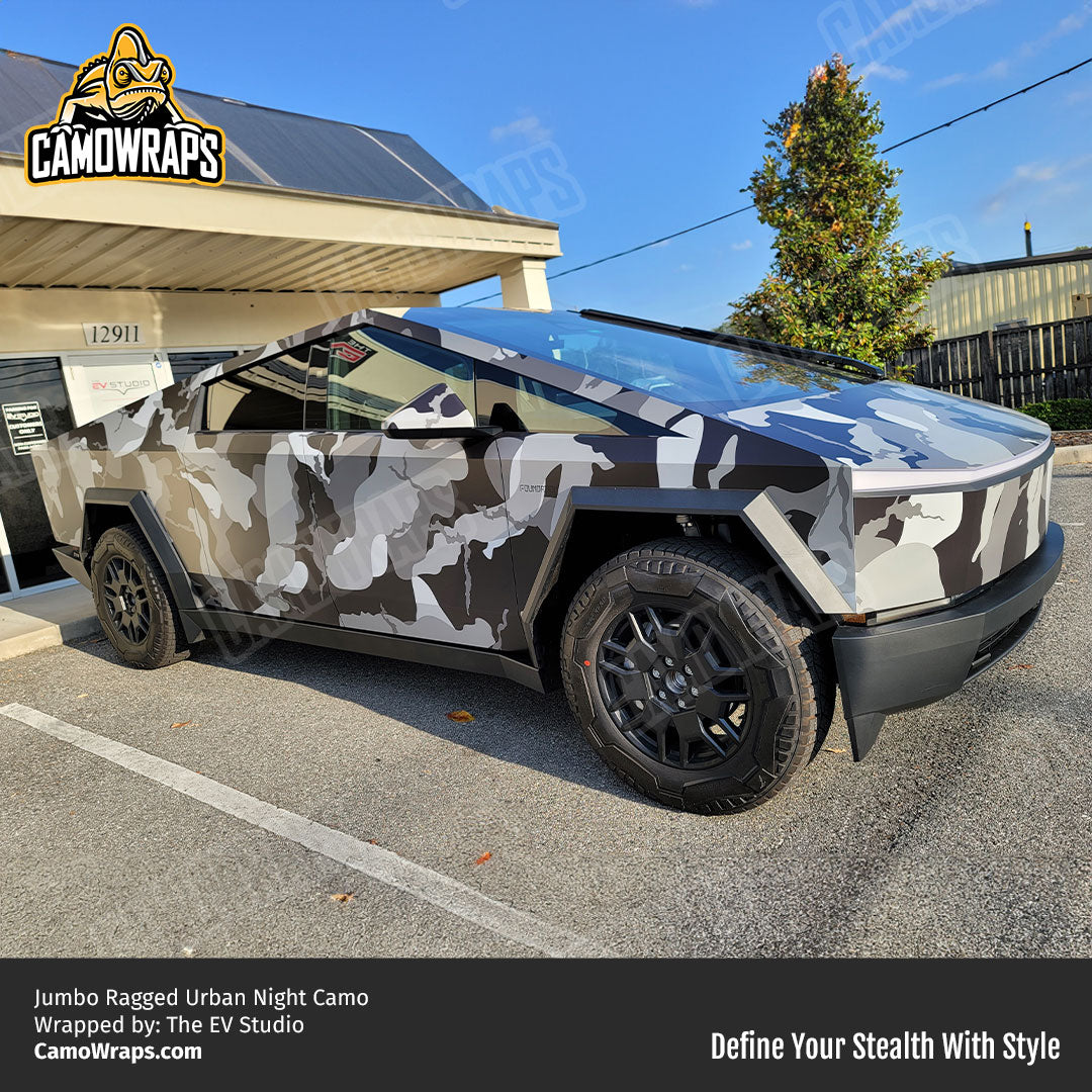 Jumbo Ragged Urban Night Camo Vinyl Wrap