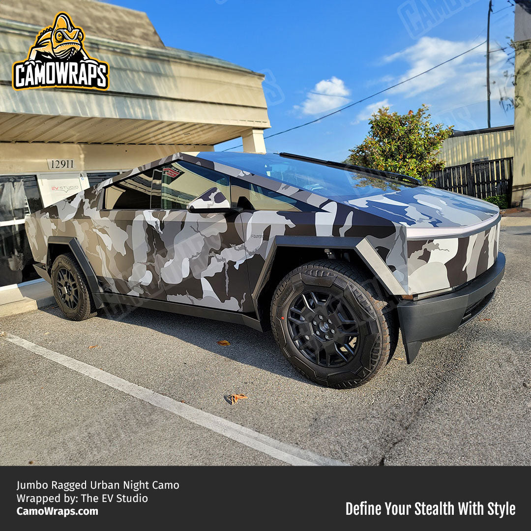 Jumbo Ragged Urban Night Camo Vinyl Wrap