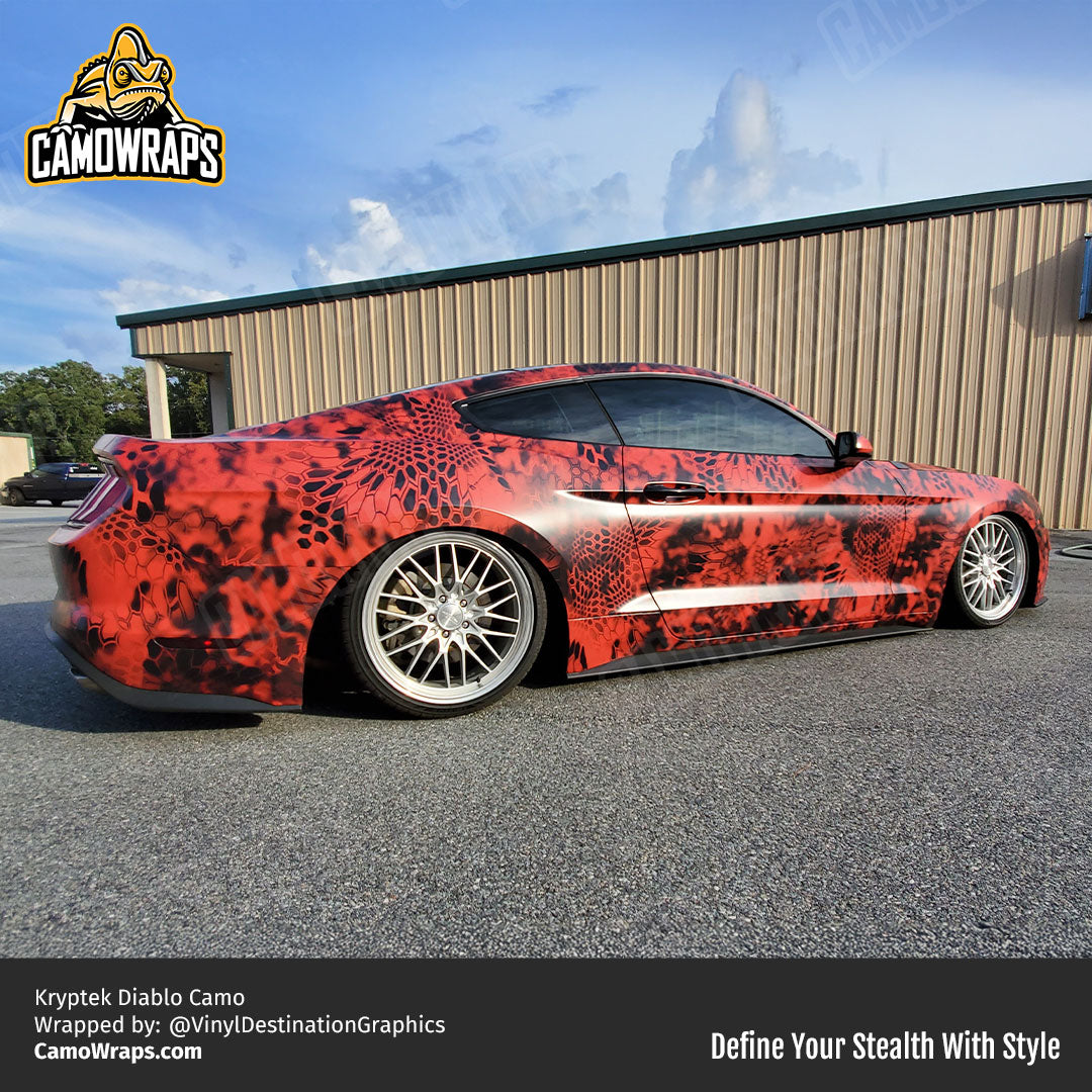 kryptek diablo mustang wrap