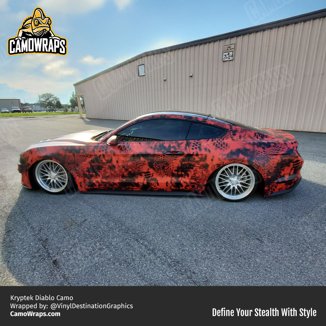 kryptek diablo mustang wrap
