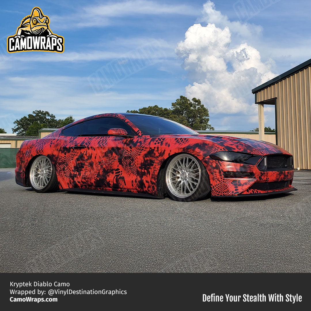 kryptek diablo mustang wrap