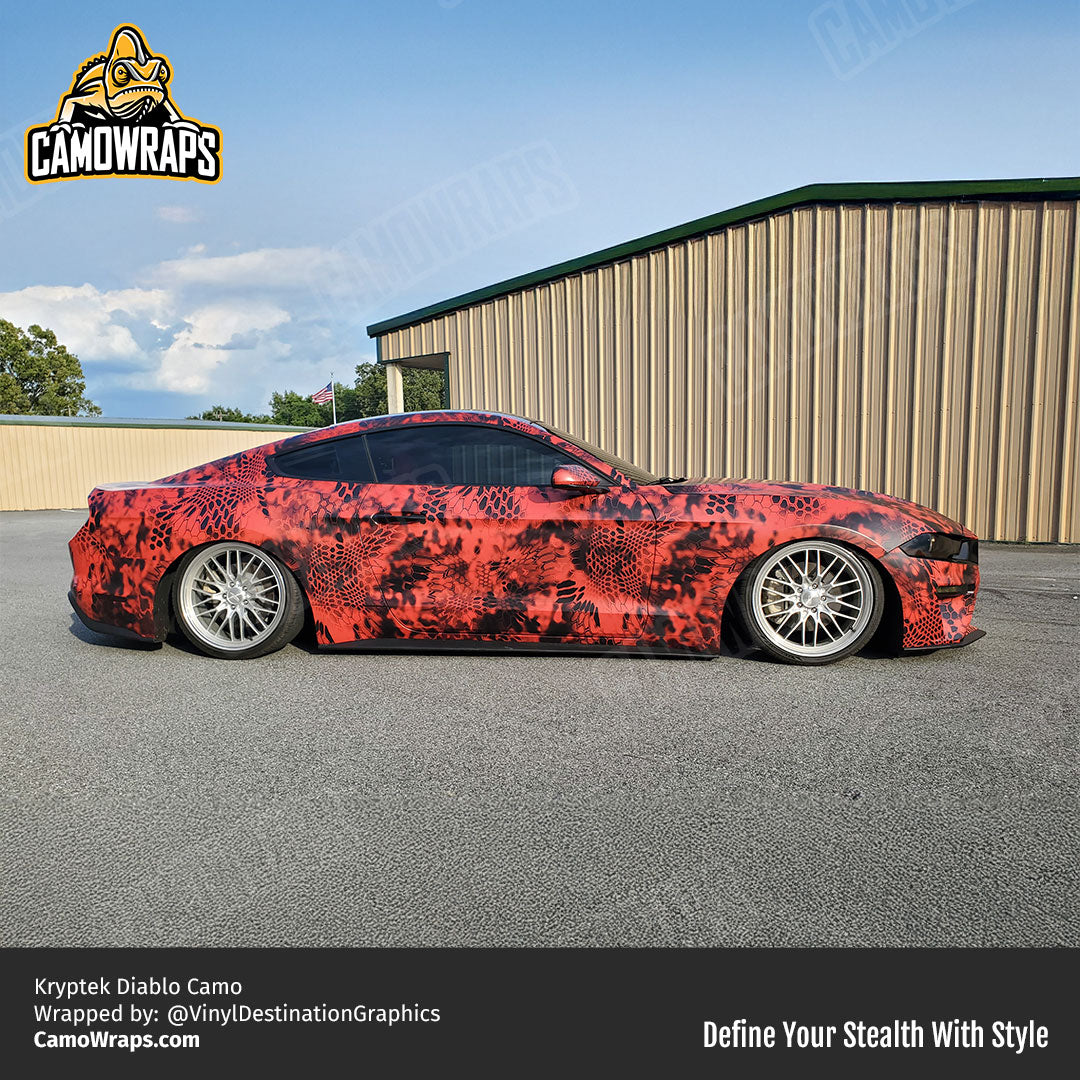 kryptek diablo mustang wrap