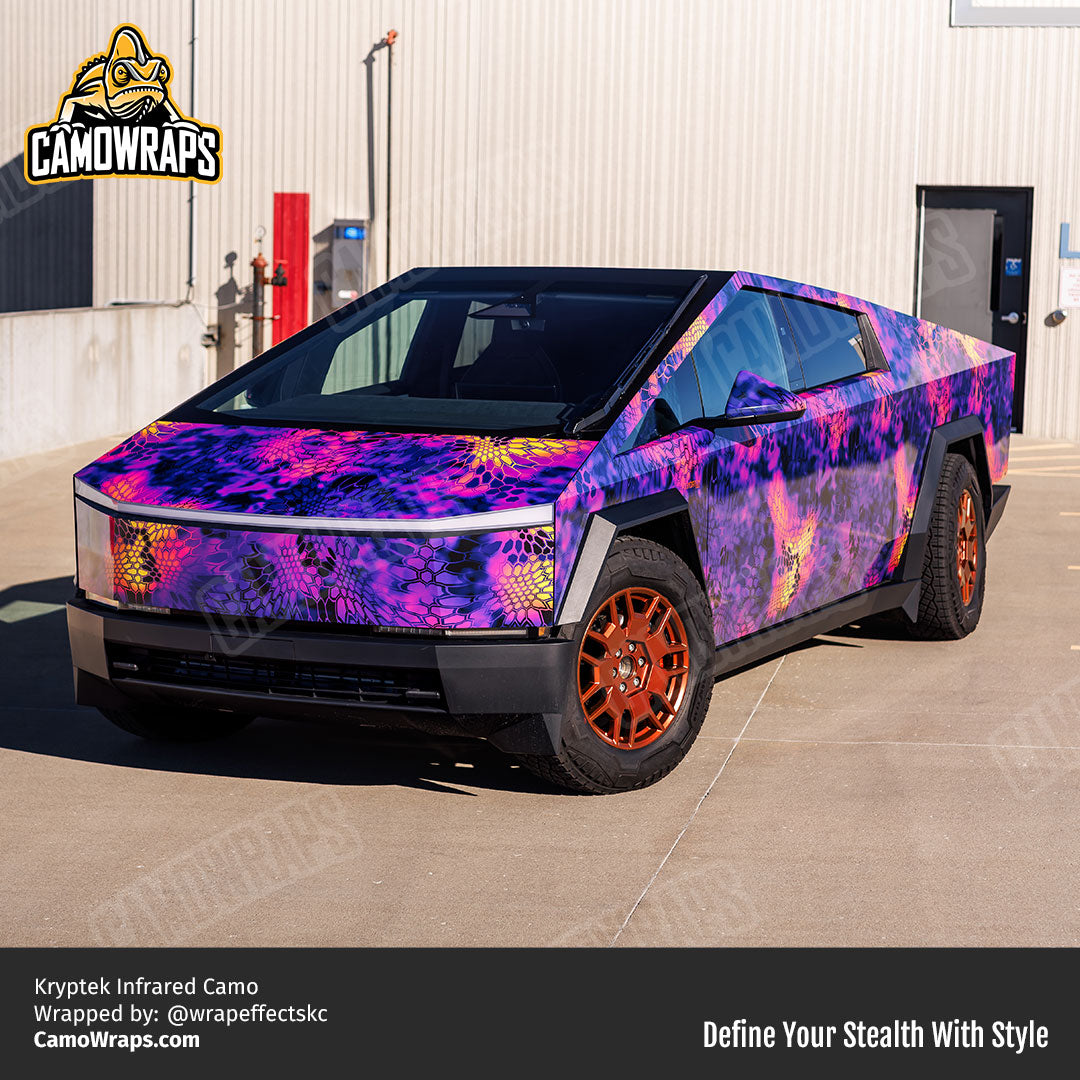 kryptek cybertruck wrap