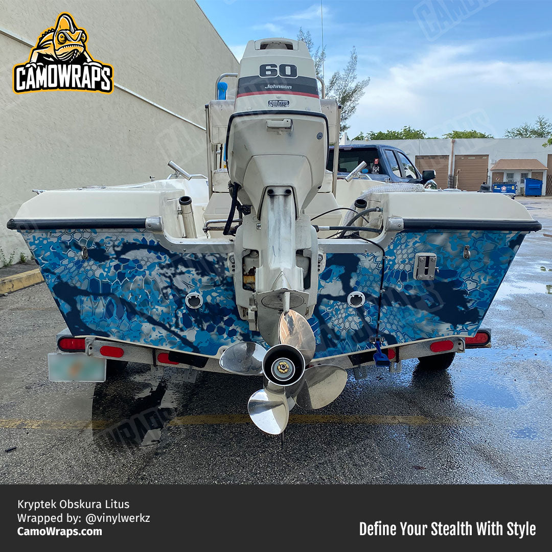 kryptek boat wrap