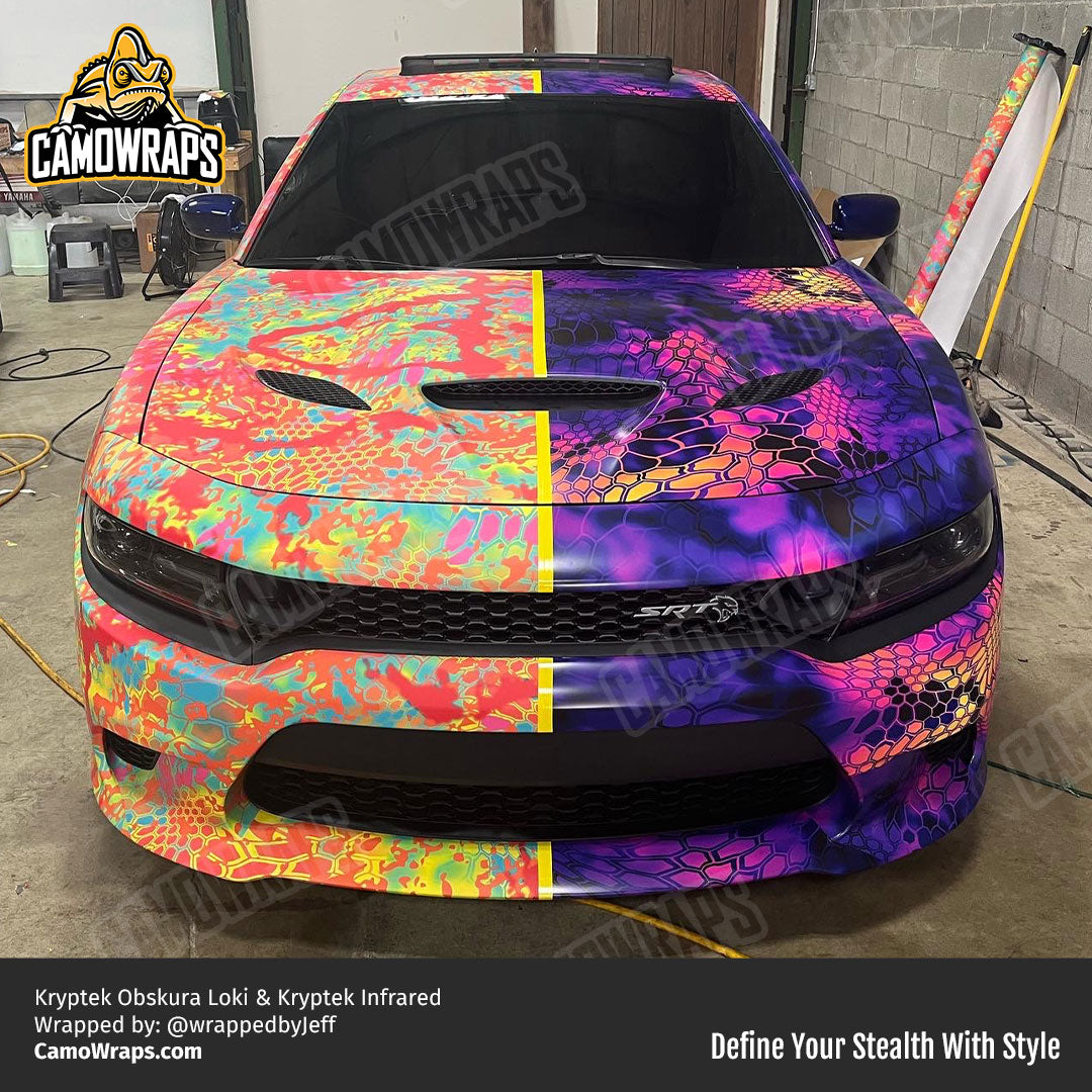 purple kryptek camo charger wrap