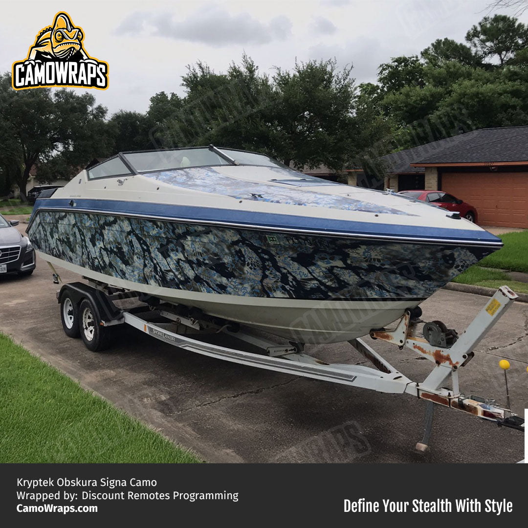kryptek signa boat wrap