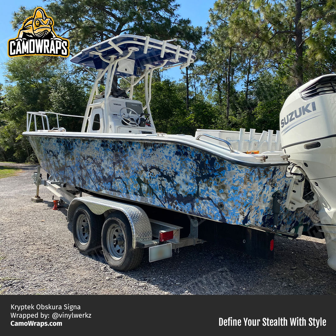kryptek signa boat wrap