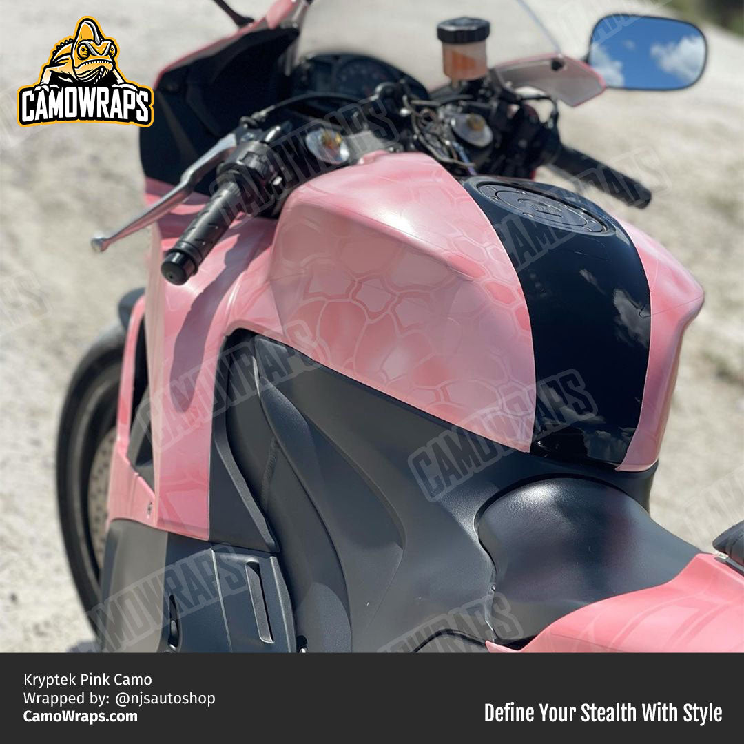 pink kryptek motorcycle wrap