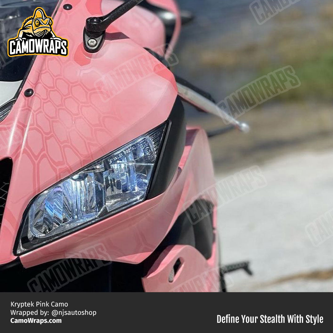 pink kryptek motorcycle wrap