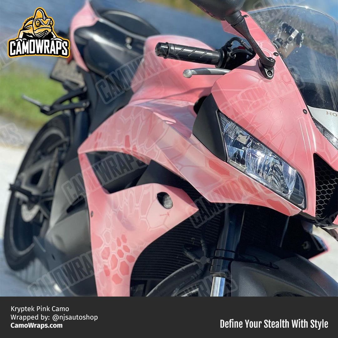 pink kryptek motorcycle wrap