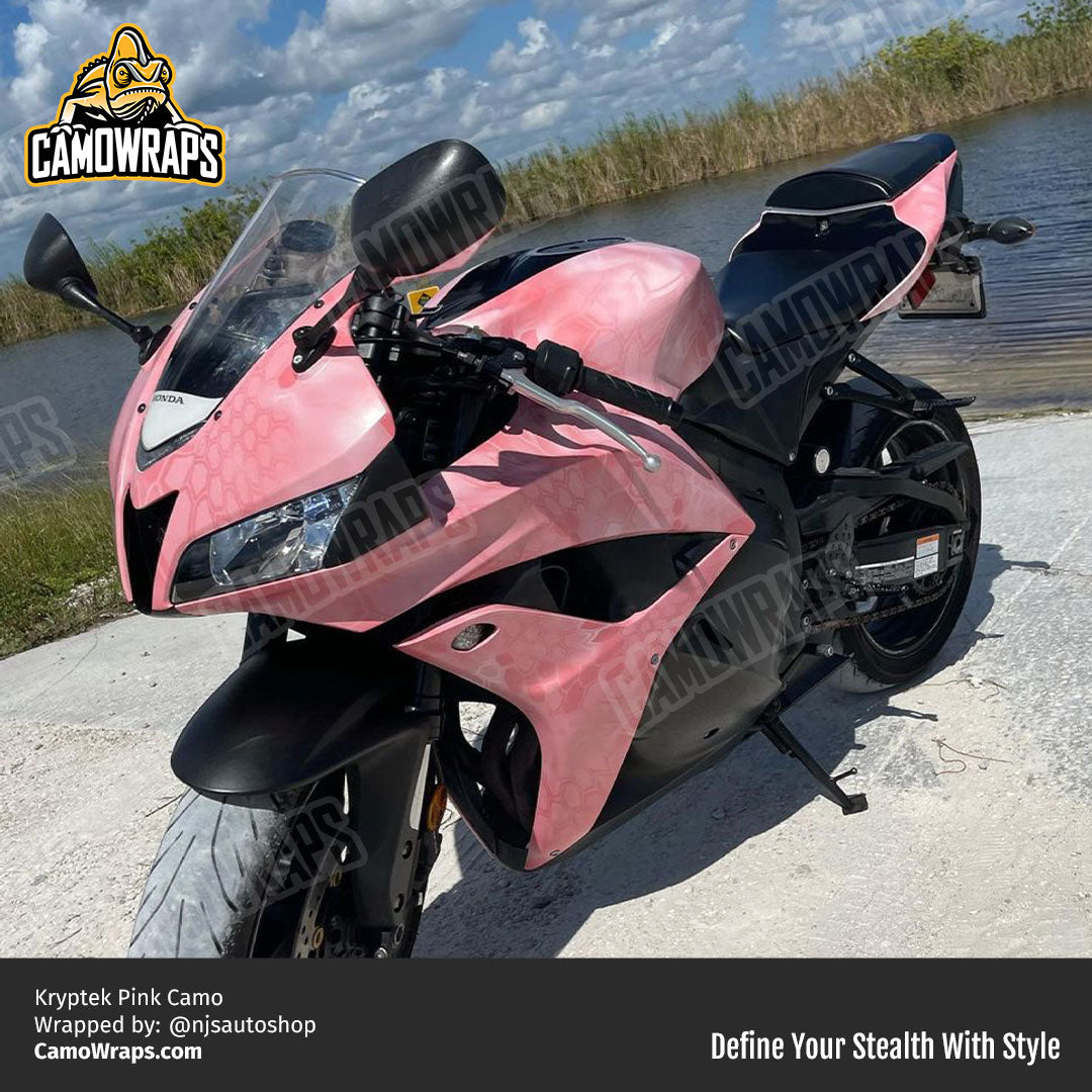 pink kryptek motorcycle wrap