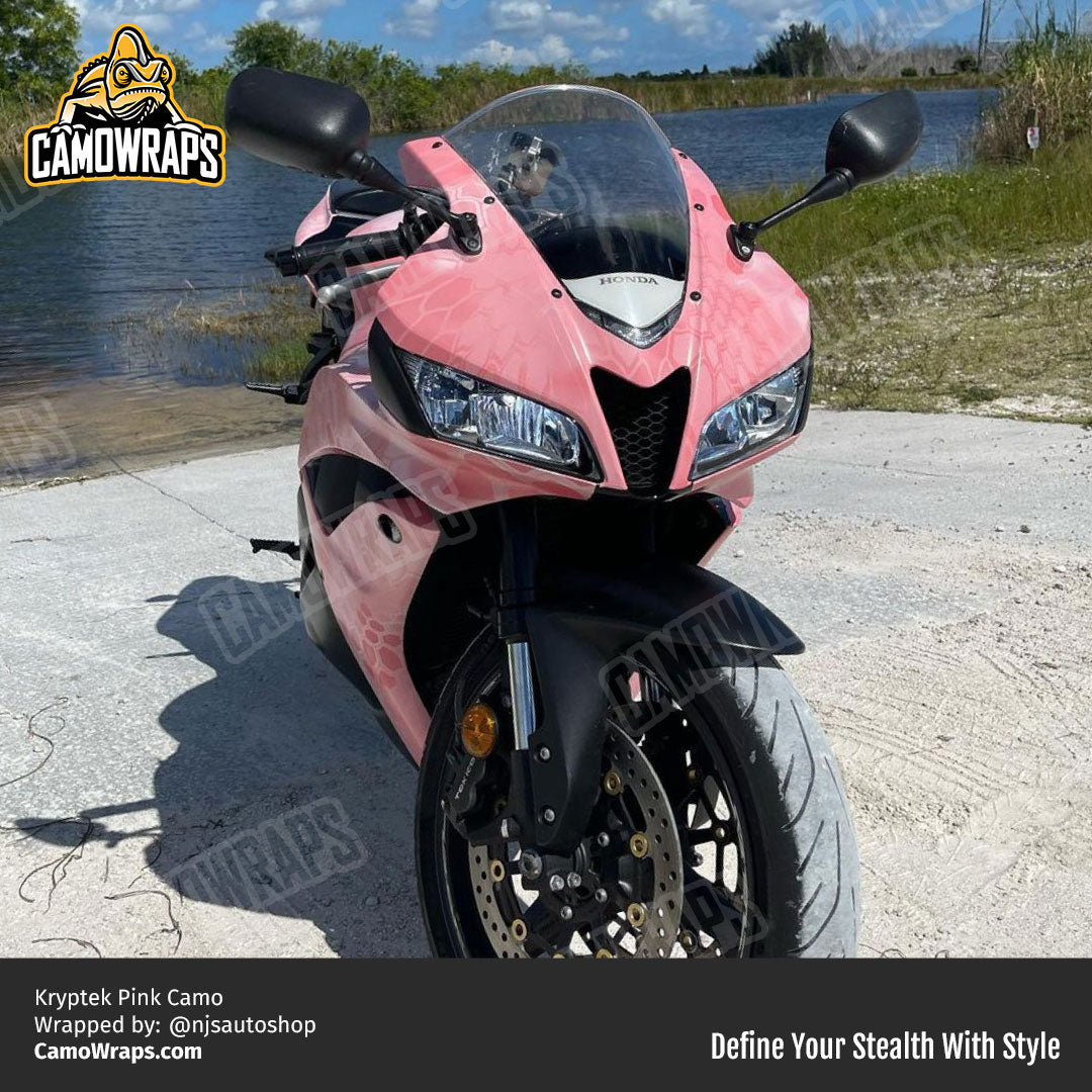 pink kryptek motorcycle wrap