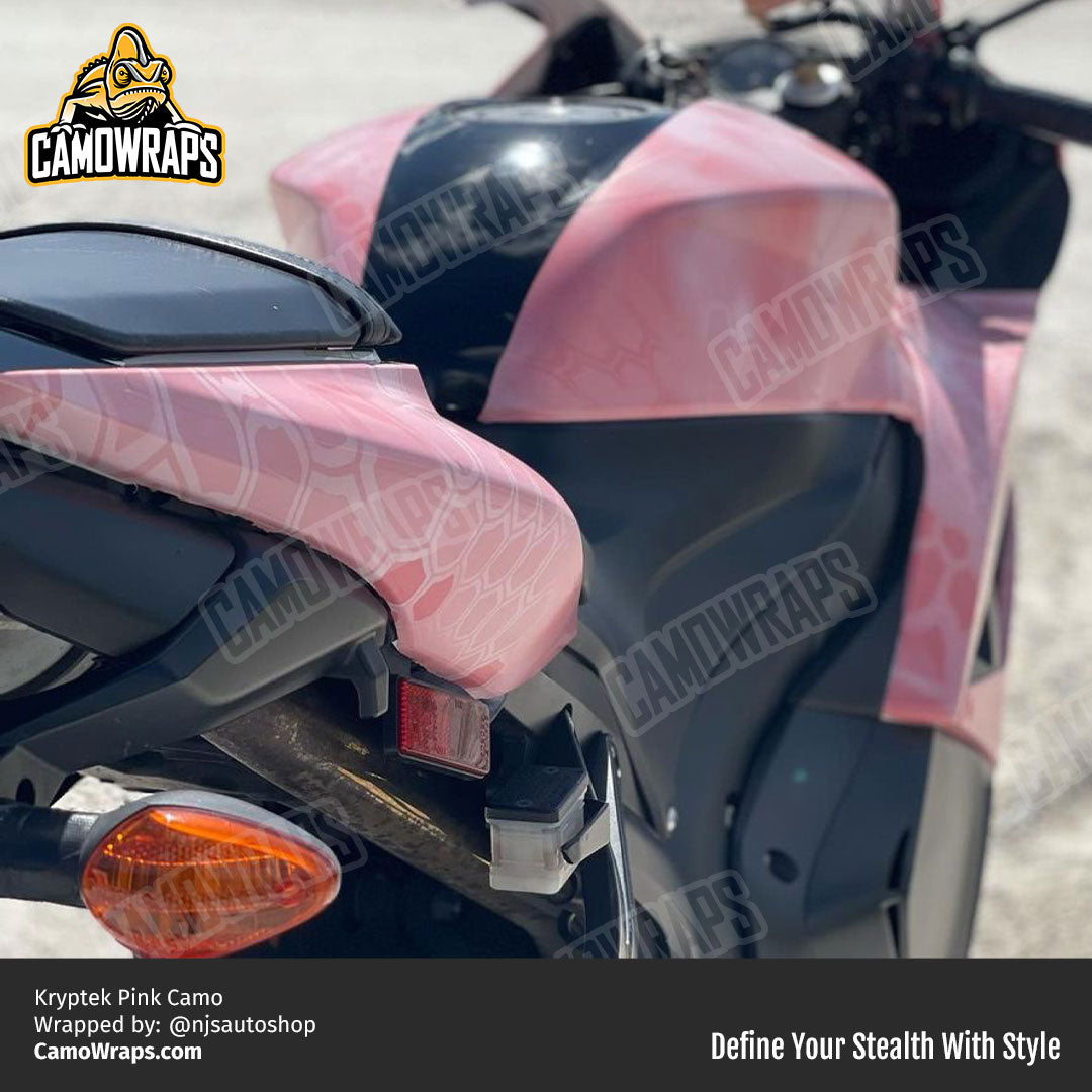 pink kryptek motorcycle wrap