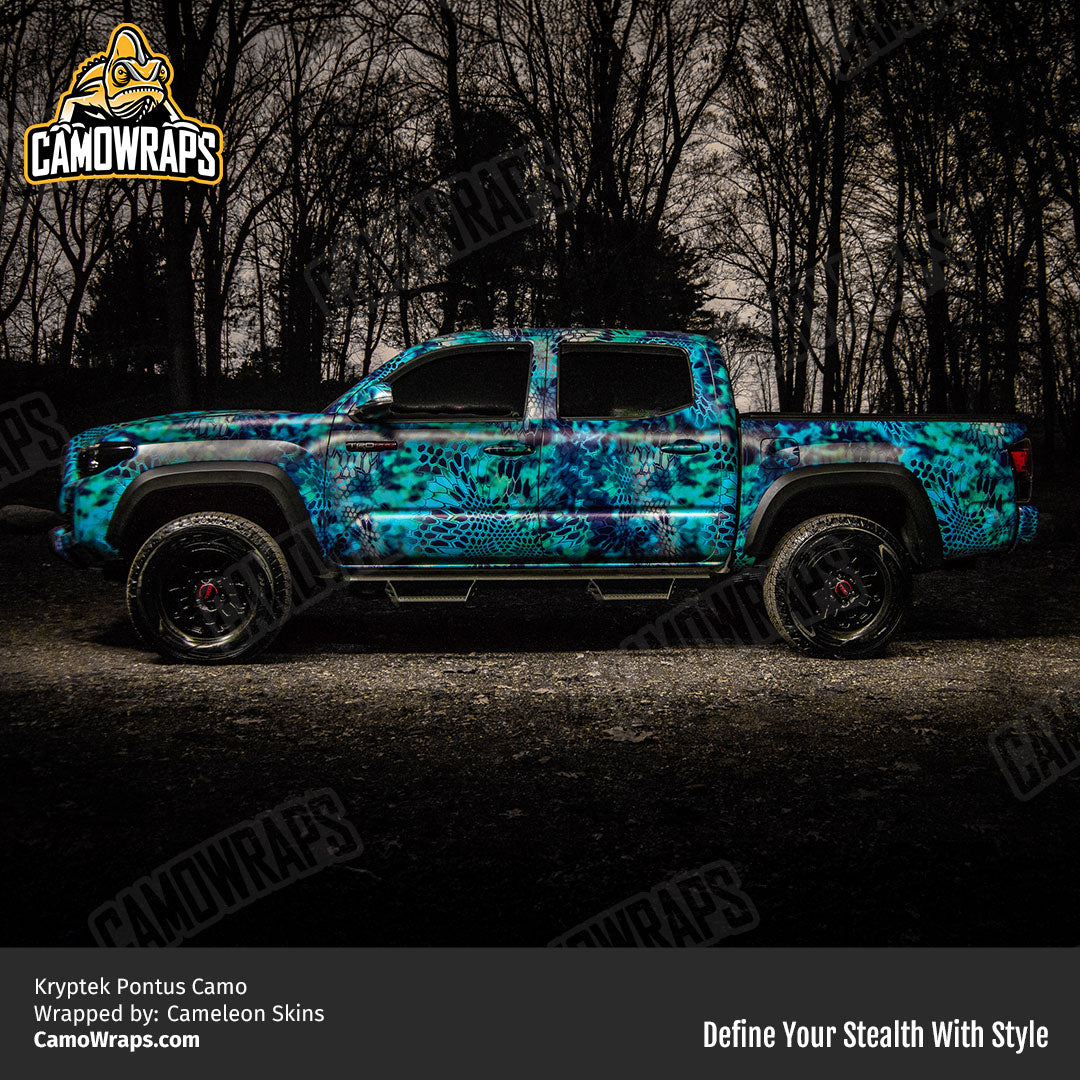 kryptek pontus truck wrap