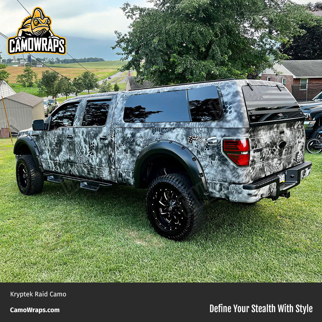 kryptek raid truck wrap