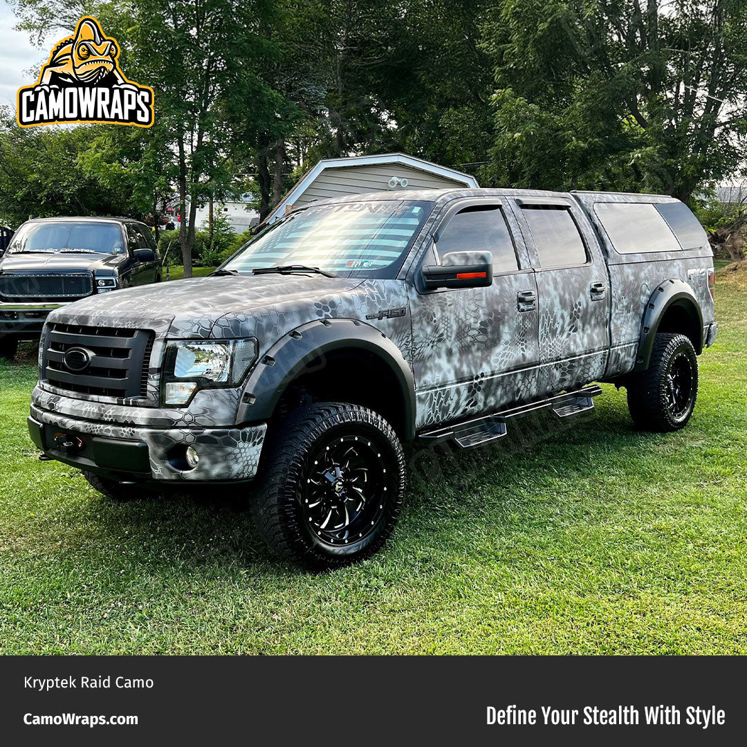 kryptek raid truck wrap