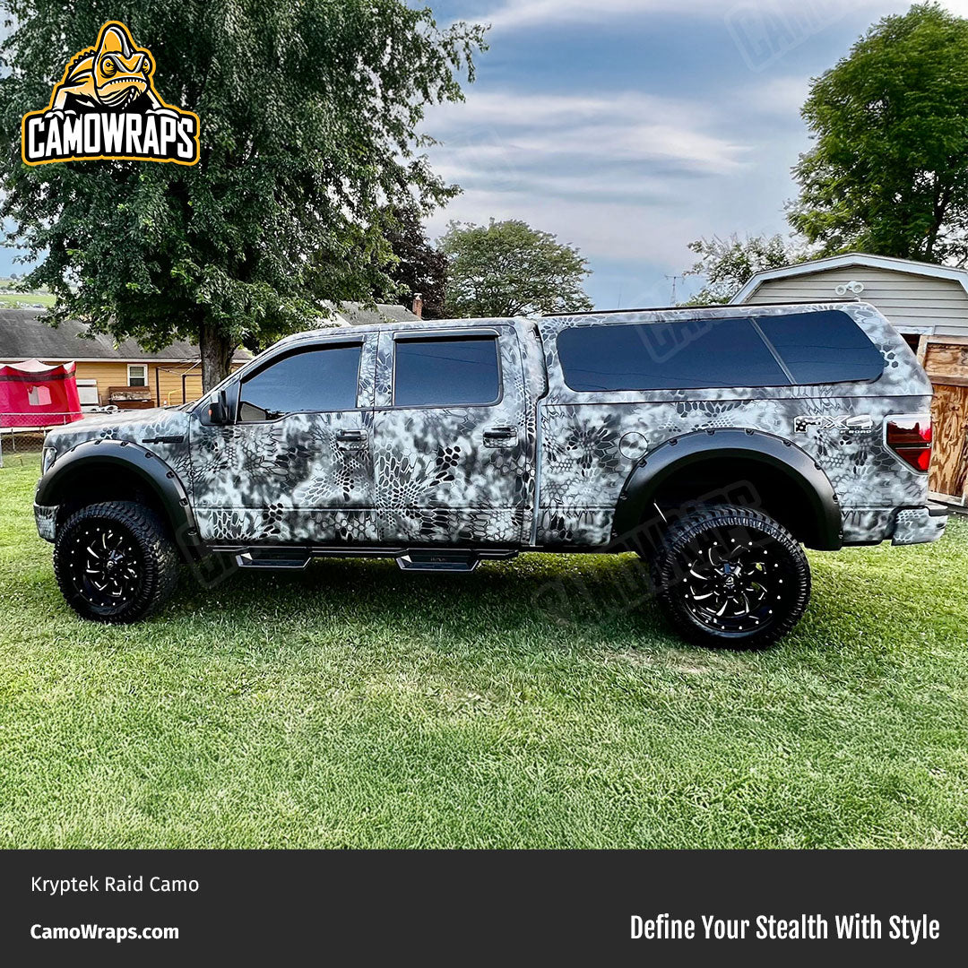kryptek raid truck wrap