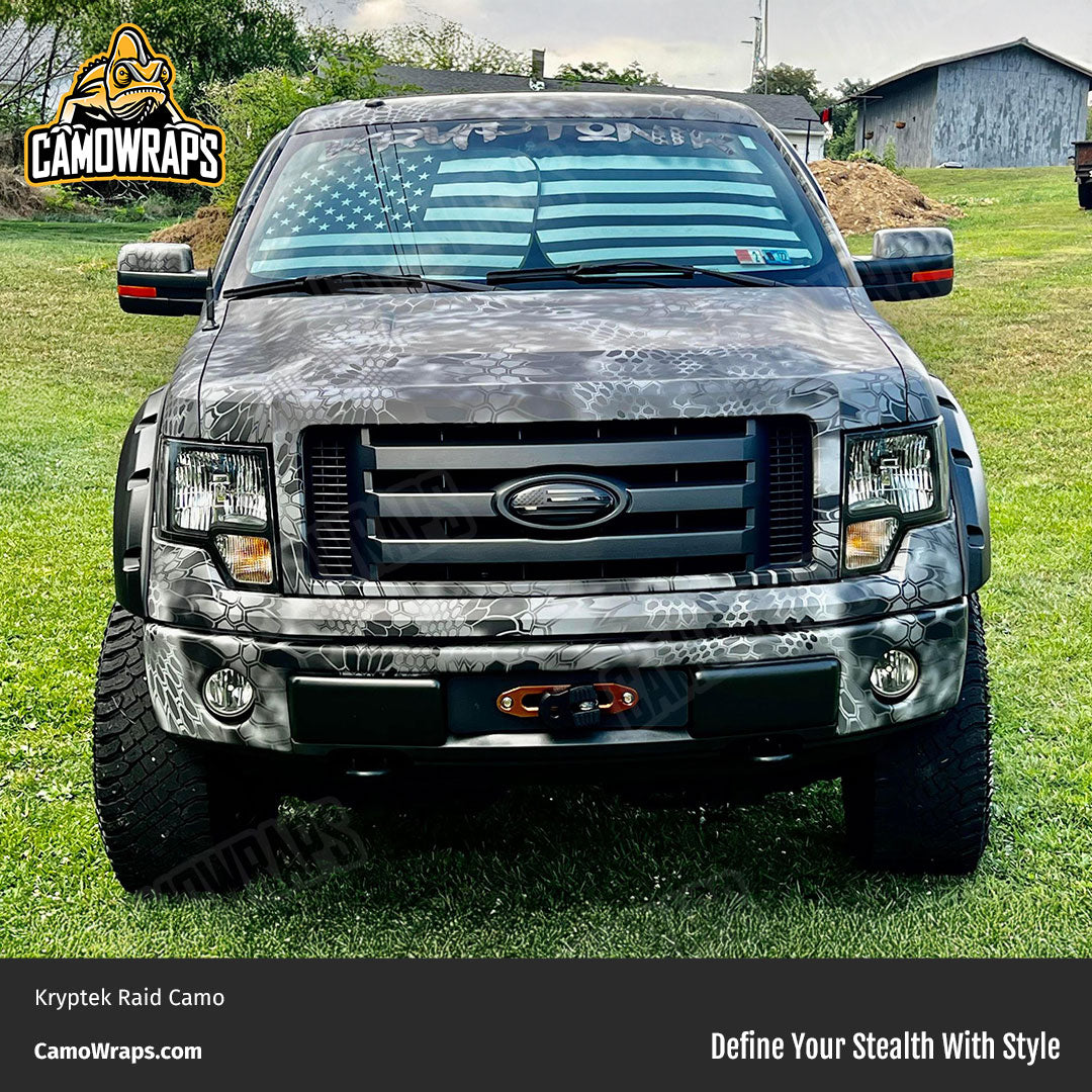 kryptek raid truck wrap