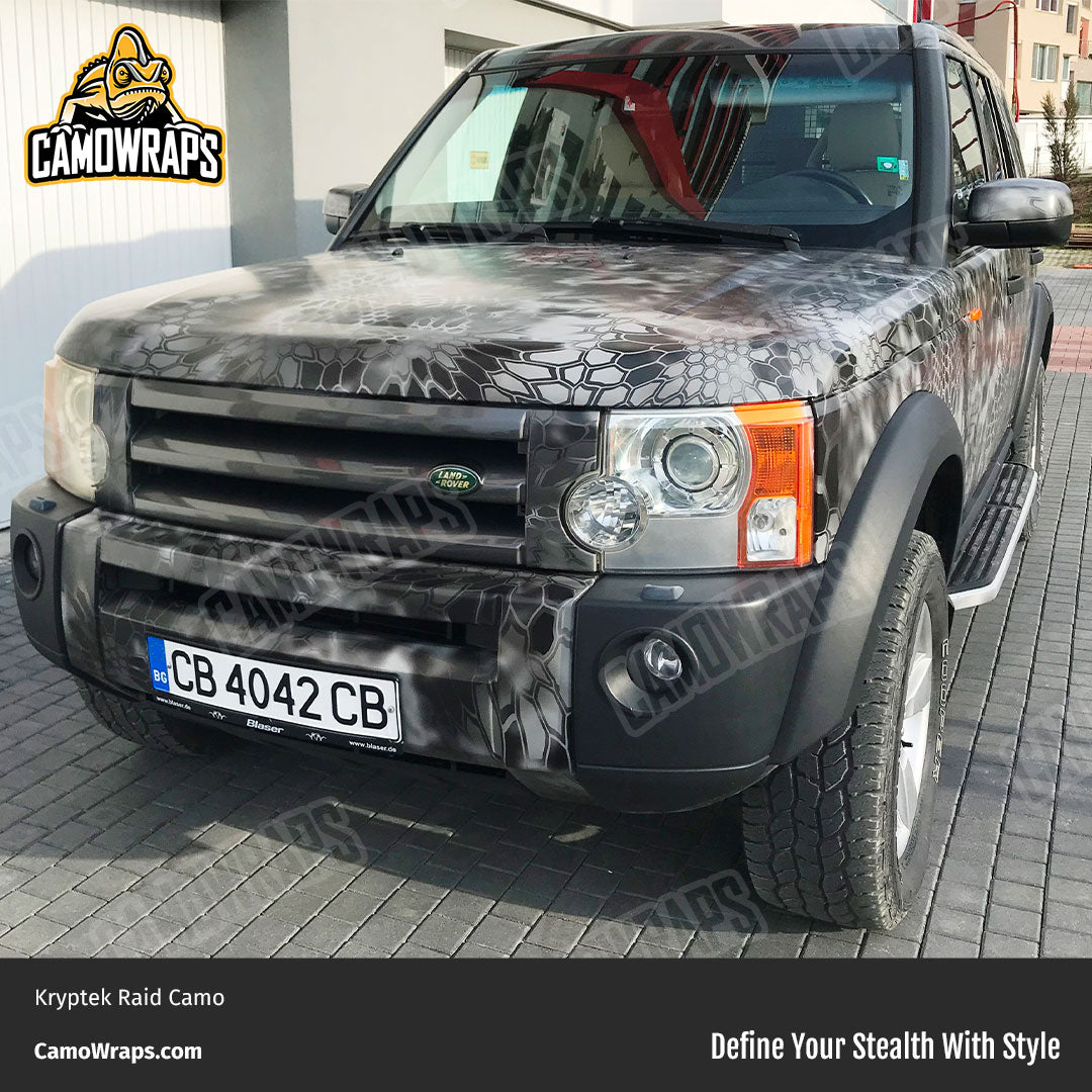 kryptek raid land rover wrap