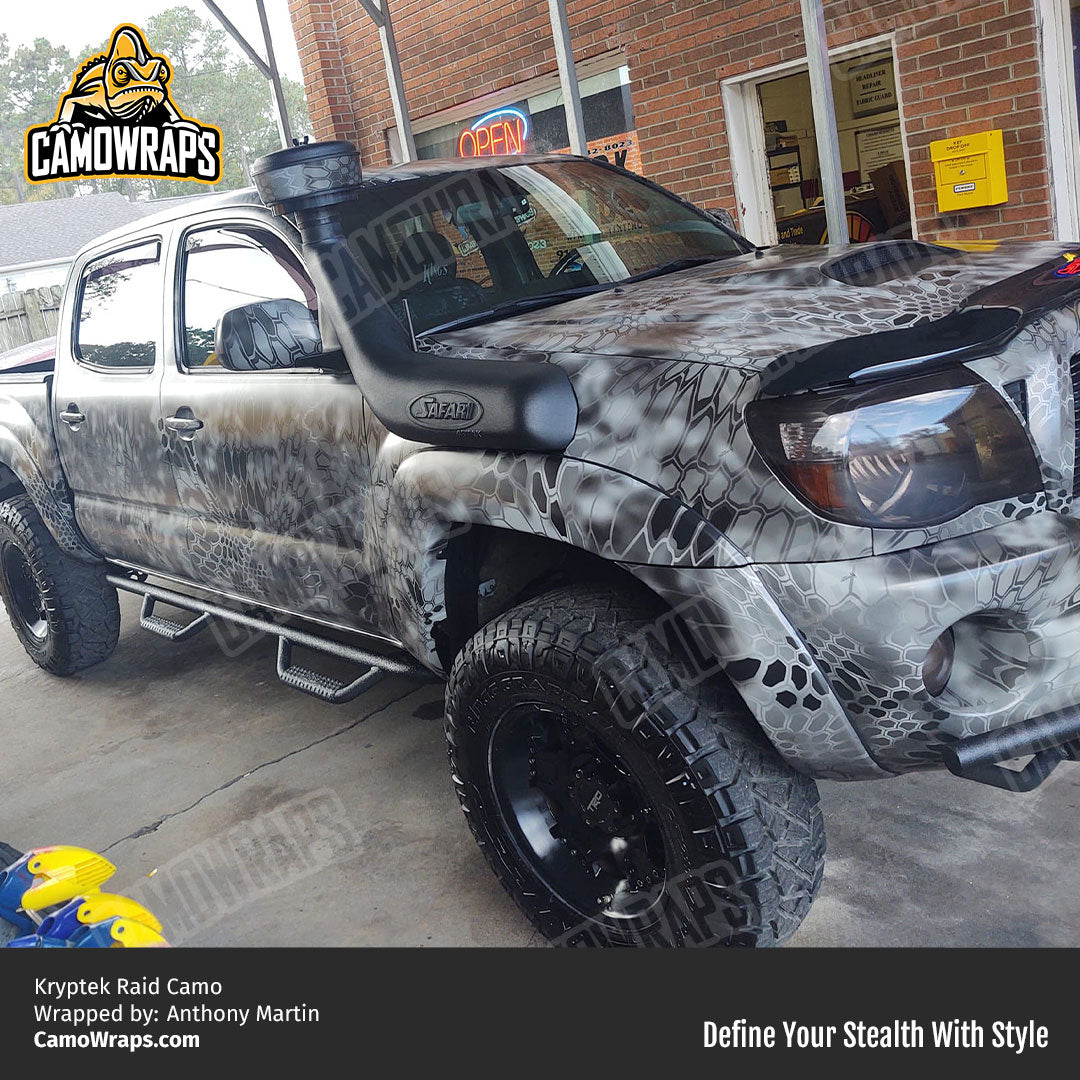 kryptek raid truck wrap
