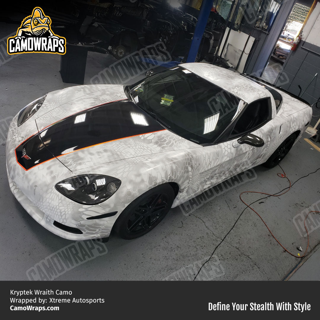kryptek wraith corvette wrap