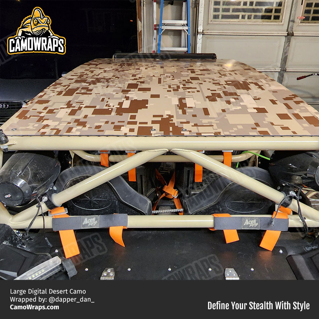 desert camo atv wrap