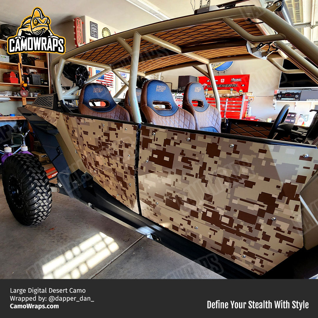 desert camo atv wrap
