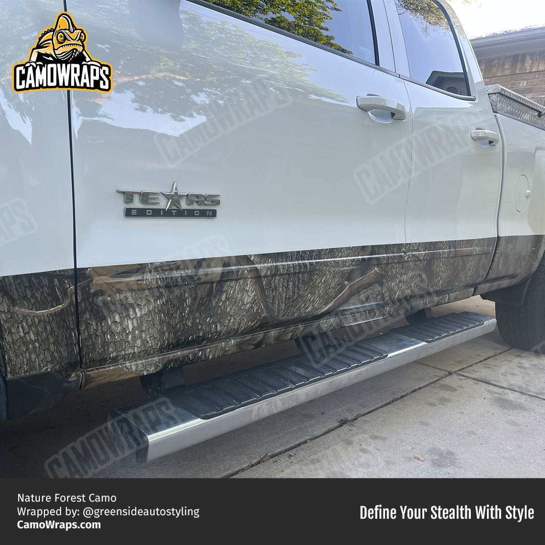 nature camo chevy truck accent wrap