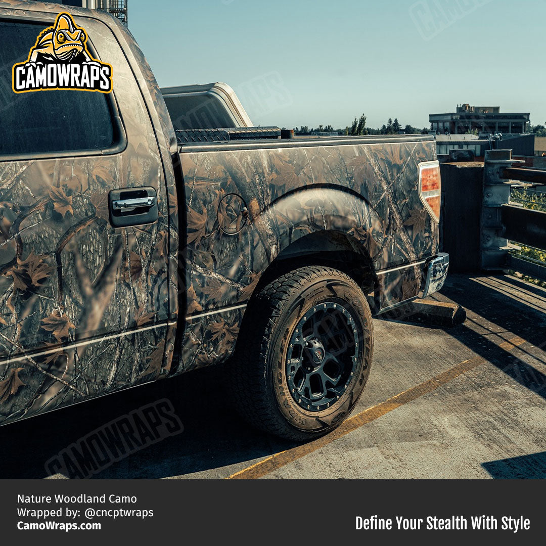 hunting camo truck wrap