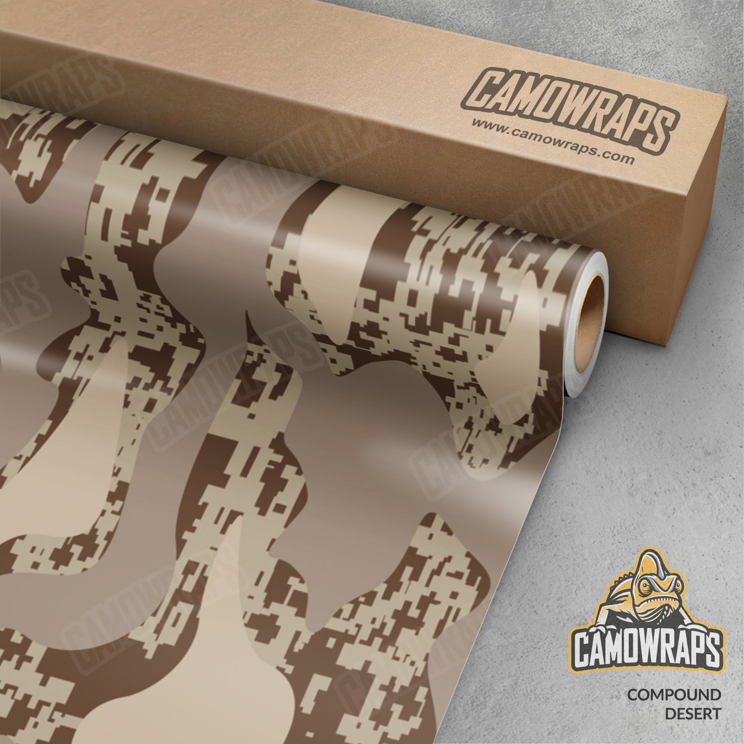 Compound Desert Camo Vinyl Wrap