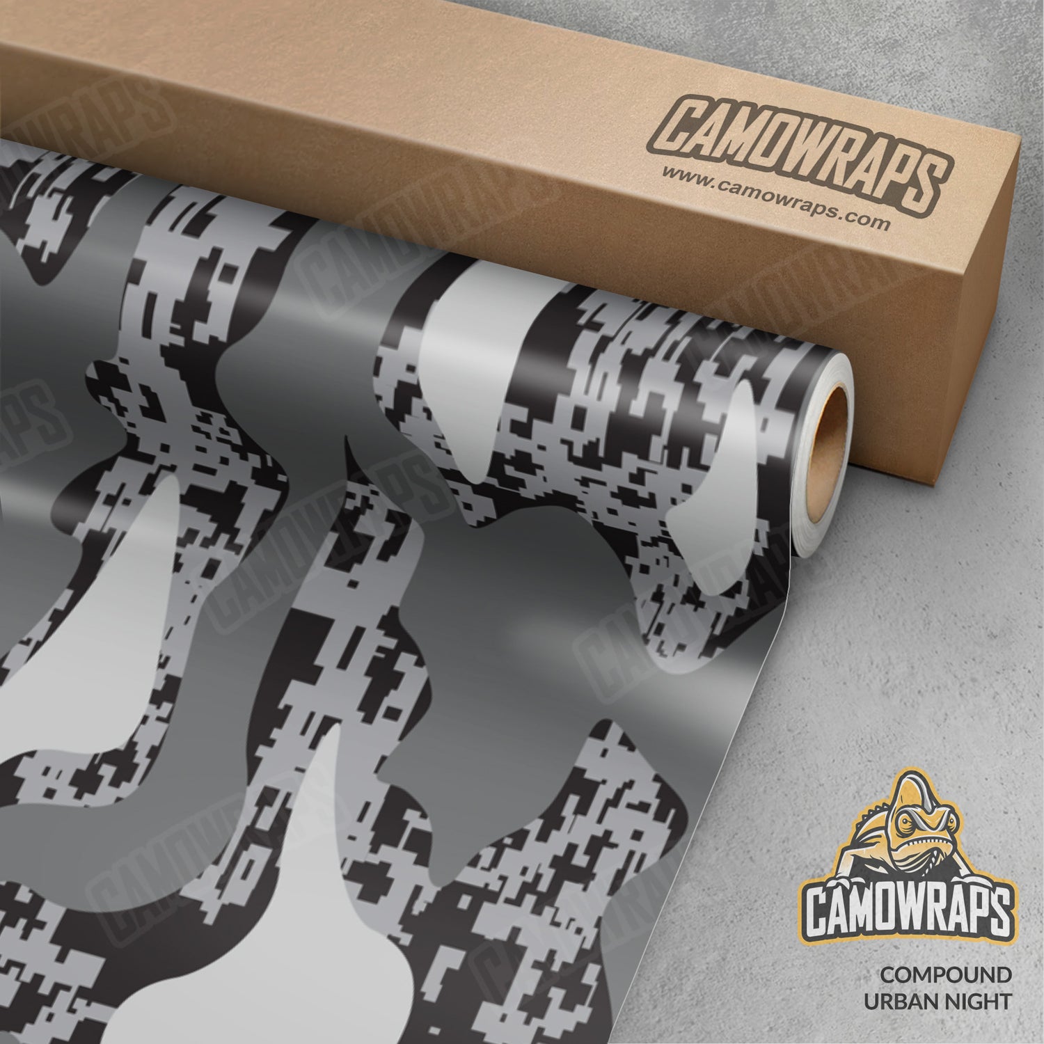 Compound Urban Night Camo Vinyl Wrap