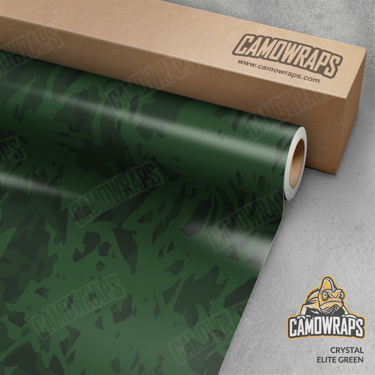 Crystal Elite Green Camo Vinyl Wrap