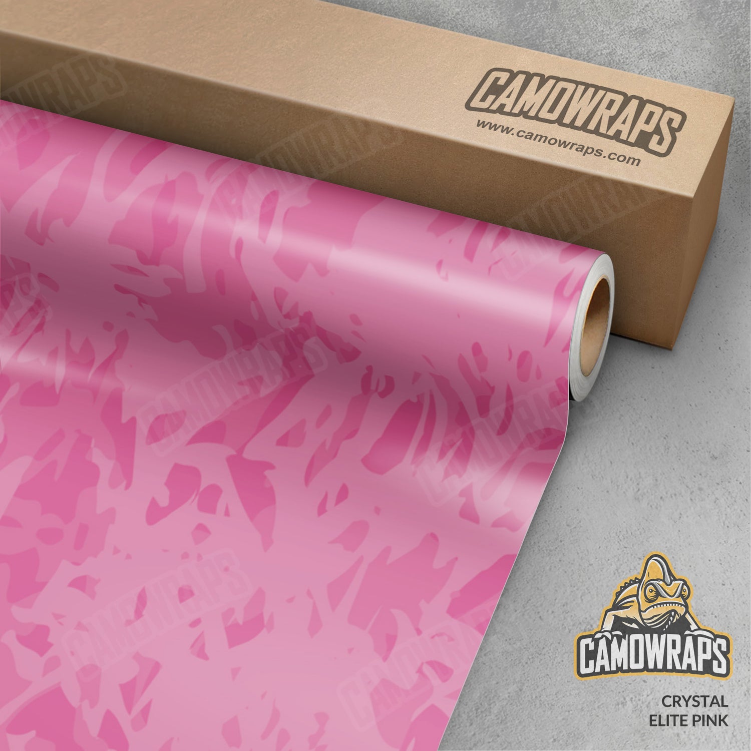 Crystal Elite Pink Camo Vinyl Wrap