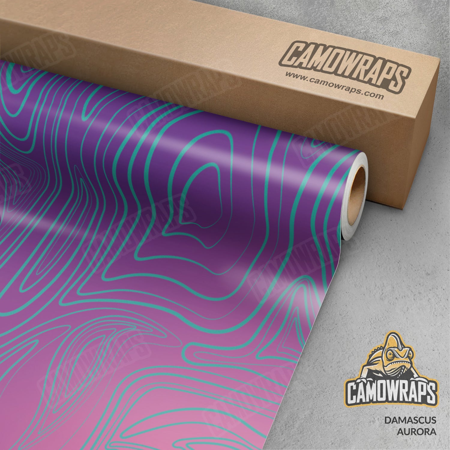 Damascus Aurora Camo Vinyl Wrap