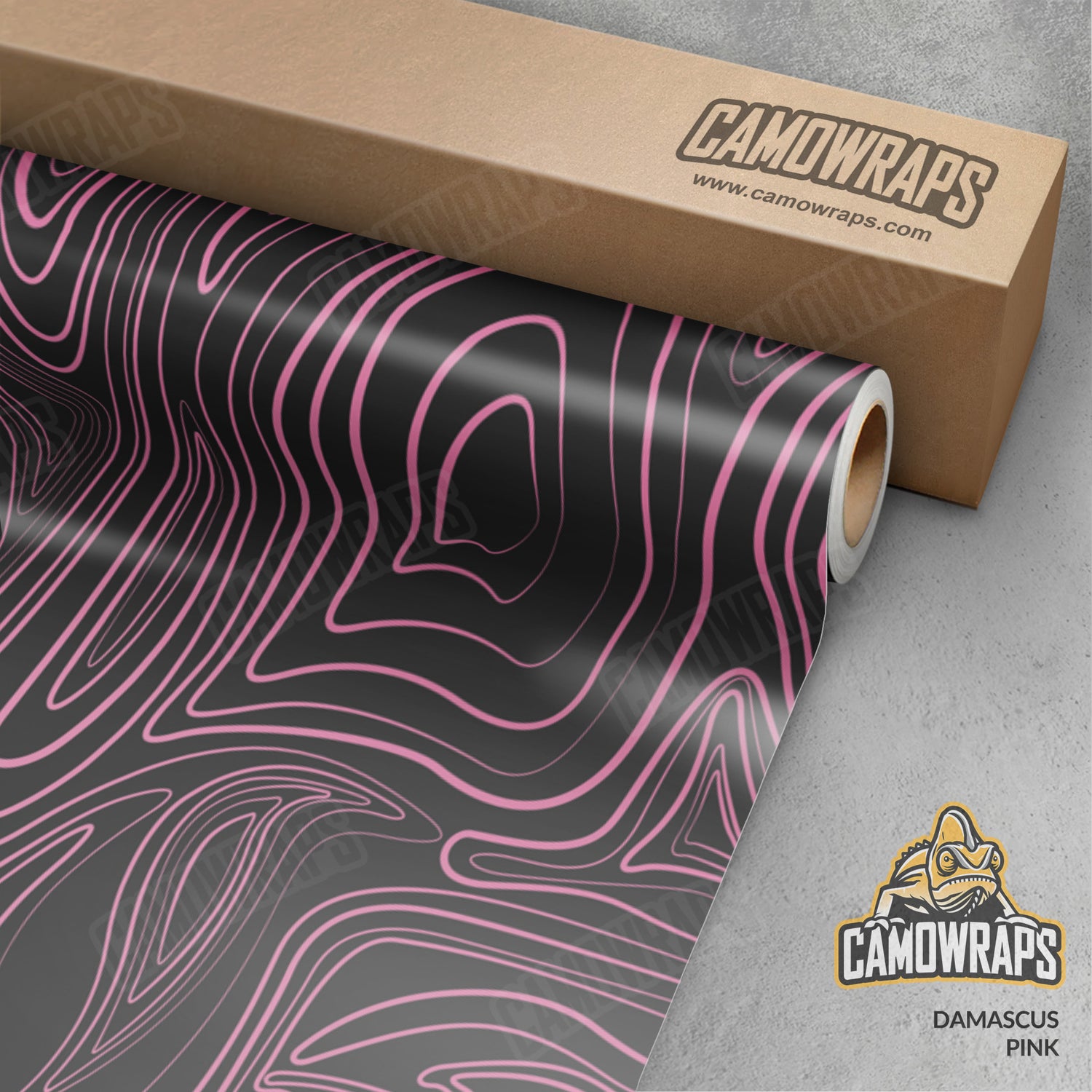 Damascus Pink Camo Vinyl Wrap