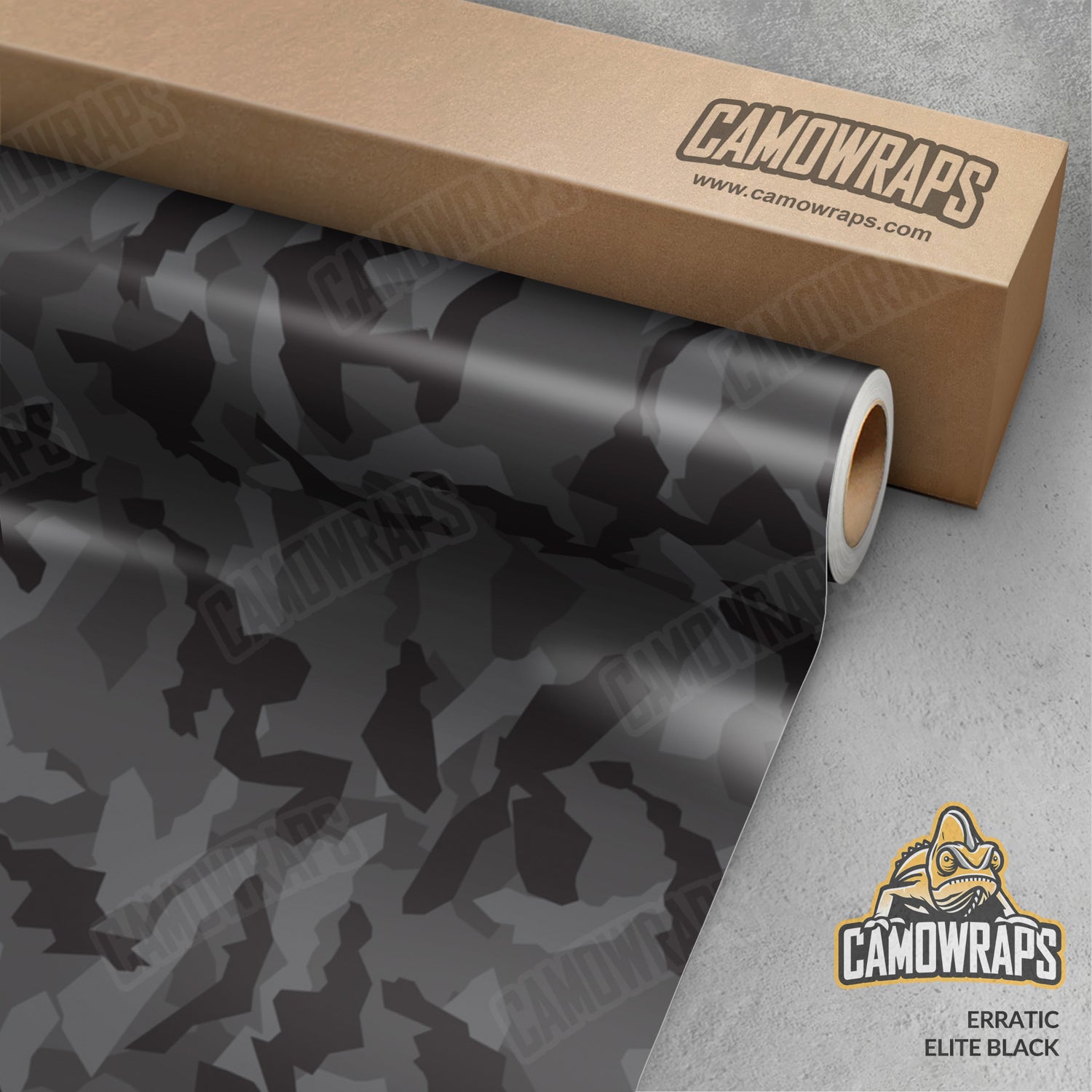 Erratic Elite Black Camo Vinyl Wrap
